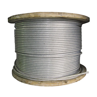 अच्छा दाम 7*7 304 नायलॉन लेपित 2.5 मिमी स्टेनलेस स्टील वायर रोप अदृश्य ग्रिल के लिए इनॉक्स केबल लंबाई 1000M या अनुकूलन ऑनलाइन