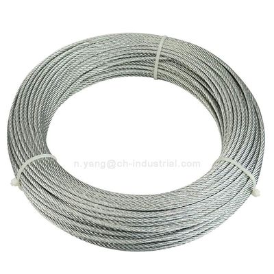 अच्छा दाम 6*19 गैल्वेनाइज्ड स्टील केबल रोप्स 3/64