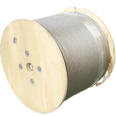 अच्छा दाम कार्बन स्टील 6x24 7FC जस्ती स्टील तार रस्सी JIS 3525 कक्षा A लगभग। वजन किलोग्राम/मीटर 0.115 से 2.15 ऑनलाइन