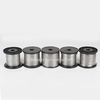 अच्छा दाम उच्च संक्षारण प्रतिरोध और C सामग्री 0.08% 7x19 1.8mm स्टेनलेस स्टील वायर रोप इनॉक्स केबल के लिए ऑनलाइन