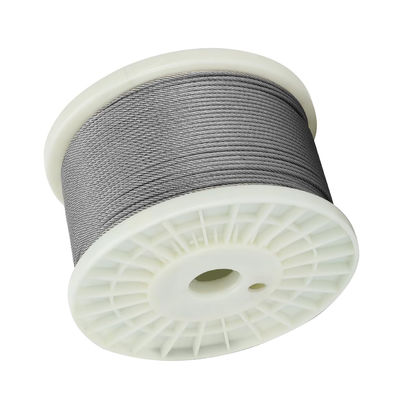 अच्छा दाम AISI SUS316 7X19 स्टेनलेस स्टील वायर रोप समुद्री निर्माण के लिए सहिष्णुता ±1% गारंटी ऑनलाइन