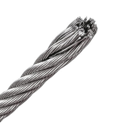 अच्छा दाम SS304 Custom Steel Cables 7X19 2mm Steel Wire Rope Wear Resisting ऑनलाइन