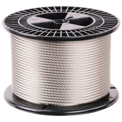 अच्छा दाम 7*7 Galvanized 1 4 Steel Cable Non Alloy 1000m/Roll 1770Mpa Anti Corrosion ऑनलाइन