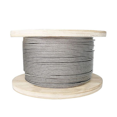 अच्छा दाम 150fts Standard AiSi 7x7 Steel Wire Cable SS 7*7 Stainless Steel Wire Rope Industrial ऑनलाइन
