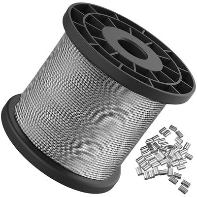 अच्छा दाम 7x7 Steel Wire Rope Non Alloy Galvanized Steel Cable 3/64