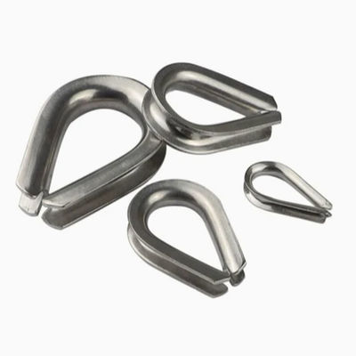 अच्छा दाम European Type Heart-Shaped Wire Rope Thimble with Manufacturers Fastener Stainless Steel ऑनलाइन