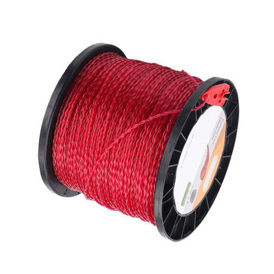 अच्छा दाम 2.7mm / 0.10-inch Round Trim Line Round Twist 3 LBS. 690 Ft Red Cutting Tool Line Weed Trimmer Line ऑनलाइन