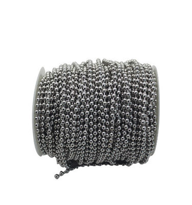 अच्छा दाम 3.2 मिमी स्टेनलेस स्टील रोलर अंधा श्रृंखला वजन धातु गेंद श्रृंखला ऑनलाइन