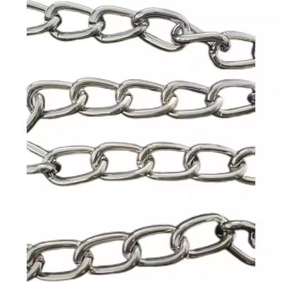 अच्छा दाम Wholesale Animal Twisted Galvanized Chains Pet Dog Chain Short Link Chain For Pets ऑनलाइन