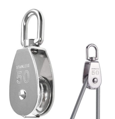 अच्छा दाम Top Wholesale Stainless Steel Wire Rope / Swivel / Sailboat / Crane / Swivel Single Rope / Marine / Heave Steel Wire / Strap Lifting/Climbing Pulley For Sailing Boat ऑनलाइन