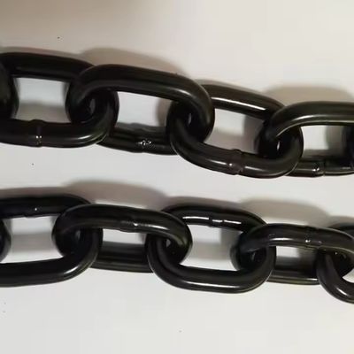 अच्छा दाम G80 Black 6mm Anti Rust Lifting Chain Welded Iron 8mm Roller Chain For Hoist ऑनलाइन