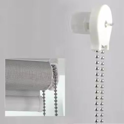 अच्छा दाम Wholesale Roller Shade Components 4.5*6mm Roller Blind Ball Chain Metal Bead Chain for Blinds ऑनलाइन