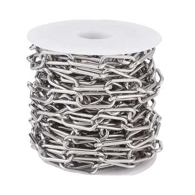 अच्छा दाम Stainless Steel 316 DIN763 Standard Long Link Anchor Chain, Dia. 10mm ऑनलाइन