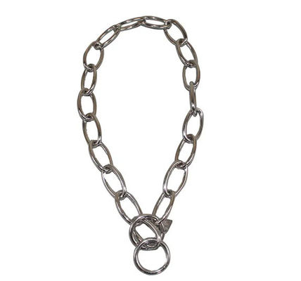 अच्छा दाम Wholesale 304 Stainless Steel Pet Dog Training P Chain Necklace Dog Collar ऑनलाइन