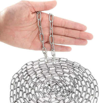 अच्छा दाम 304 Stainless Steel Chain Metal Chain Link Chain Small Light Duty Chain Utility Chain ऑनलाइन