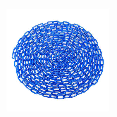 अच्छा दाम सुरक्षा बाधाओं के लिए 500 मीटर MOQ के साथ टिकाऊ और मौसम प्रतिरोधी उच्च गुणवत्ता वाली पॉलीइथिलीन प्लास्टिक लिंक चेन ऑनलाइन