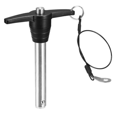 अच्छा दाम आसान बॉल लॉकिंग के लिए पुश बटन के साथ 5/8 इंच टी हैंडल क्विक रिलीज़ पिन ऑनलाइन