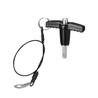 अच्छा दाम टी हैंडल क्विक रिलीज़ पिन, टिकाऊ और सुरक्षित बॉल लॉकिंग के लिए पुश बटन के साथ ऑनलाइन