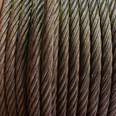 अच्छा दाम स्टील वायर रस्सी 6x19 लचीला व्यास 3/16'' समुद्री इंजीनियरिंग जहाज के लिए स्टील वायर रस्सी जस्ती ऑनलाइन