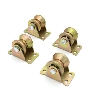 अच्छा दाम गेट डोर हार्डवेयर एक्सेसरी स्लाइडिंग डोर रोलर व्हील कैस्टर वी-ग्रूव ट्रैक व्हील ऑनलाइन