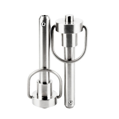 अच्छा दाम स्टेनलेस स्टील रिंग हैंडल लॉक पिन बॉल लॉक पिन त्वरित रिलीज़ बटन के साथ पिन ऑनलाइन